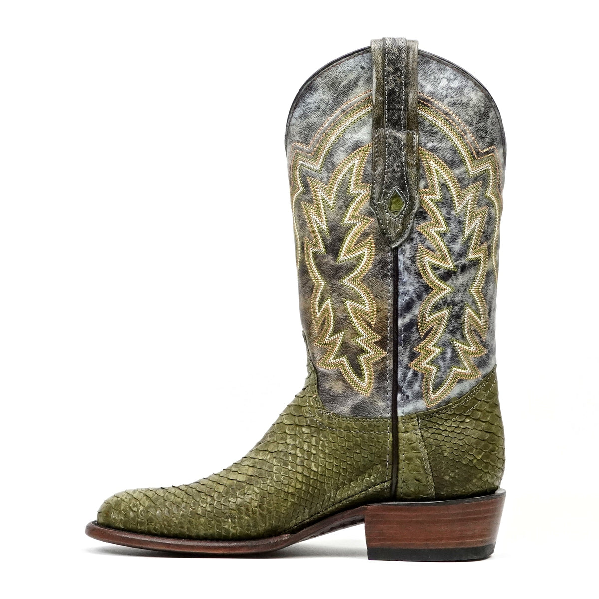 PN240 Python Verde Agave H-Tacoma - Gomez Western Wear