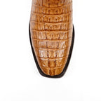 Rhodes Caiman Tail Boots - Honey - Cutter Toe - Gomez Western Wear