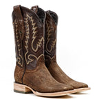 Tanner Python Boots - Tamarind - Square Toe (PN30) - Gomez Western Wear