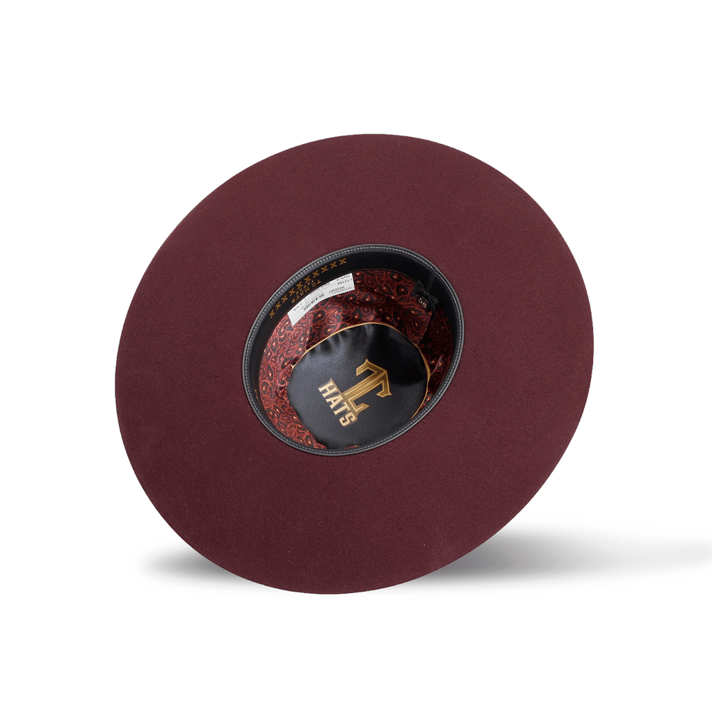 TC Hats - 10X Open Crown Hat - Wine (2026) - Gomez Western Wear