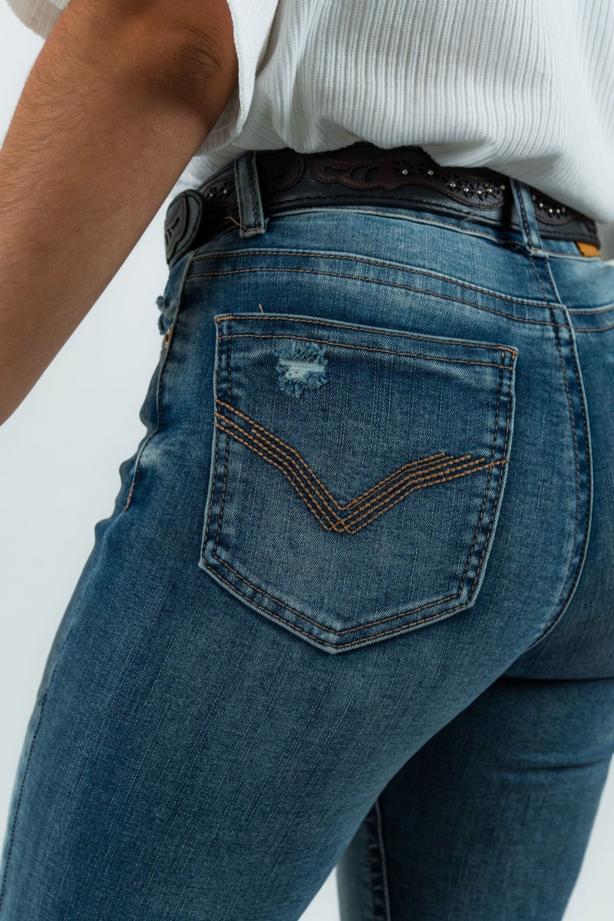 Women's High-Rise Bootcut Denim Jeans (W2368-PB) - Gomez Western Wear