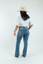 Women's High-Rise Bootcut Denim Jeans (W2368-PB) - Gomez Western Wear
